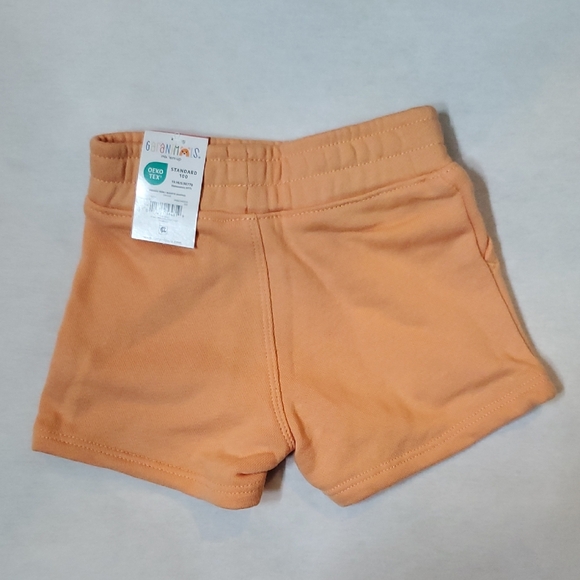 Orange Baby Shorts with Car Print - Picture 3 of 5